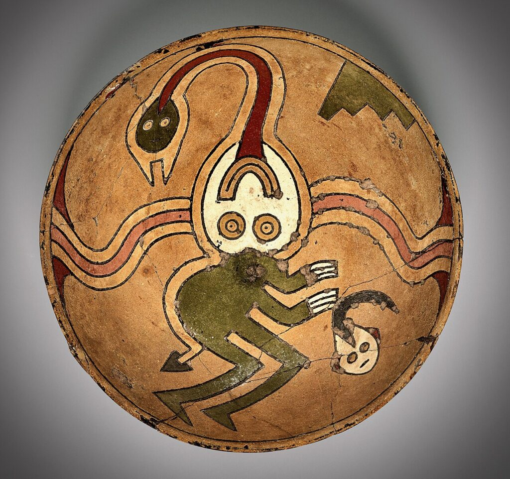 Met admission guide: Decorated Paracas bowl associated with the Met collection, for cultural context; current gallery display is not asserted.